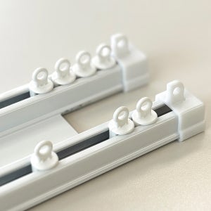 데코뷰 부드러운 이중레일 10자 화이트