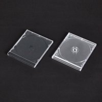 케이스 CD 쥬얼케이스-50장 고급 CD케이스 DVD케이스/블랙 투명 중 선택