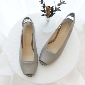 여성수제화 성수동수제화 미들힐 슬링백 샌들 5cm, 쁨슈