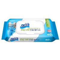 유한킴벌리 스카트 주방 식탁 전용 물티슈 40매