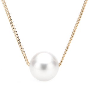 14k,18k 베이직 담수진주 체인 목걸이(7mm/8mm)