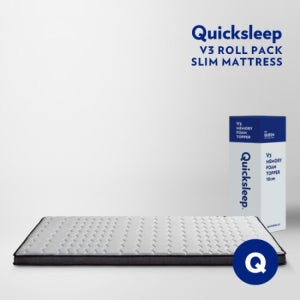 [퀵슬립] V3 메모리폼 슬림매트리스 토퍼 퀸(Q)