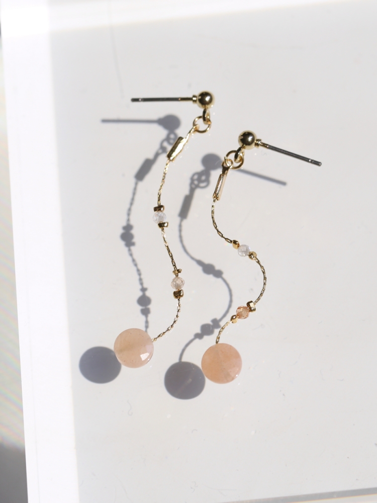 아르몽 원석 드롭 귀걸이