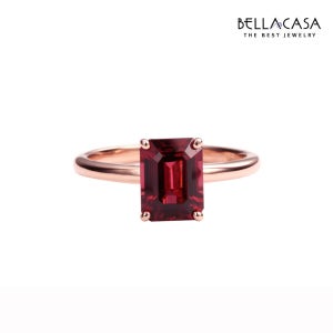 [롯데백화점] 벨라카사 가넷 옥타곤컷 14k 반지 LE1200749337