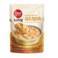 CJ제일제당 CJ 햇반 소프트밀 새우계란죽 (420G)