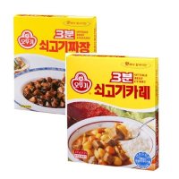 [오뚜기] 3분 쇠고기 카레 12개 + 쇠고기 짜장 12개