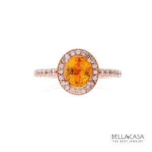 [롯데백화점] 벨라카사 아멜리 k 사파이어 반지 LE1007874222