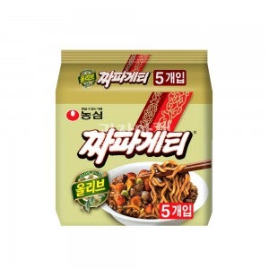 농심 과자마켓 짜파게티멀티 140gX5개입