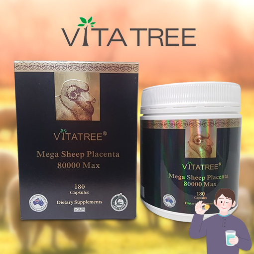 비타트리 호주 <b>양태반</b> 캡슐 <b>80000mg</b> 호주산 플라센타 6개월 180캡슐