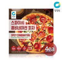 청정원 스파이시 콤비네이션 피자 340g x 4