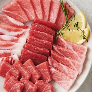 상위 1% 참다랑어 참치회 5종 (배꼽살/대뱃살/중뱃살/속살/가마살)