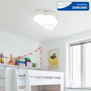 LED 아이방등 트윈구름 키즈 조명 50W