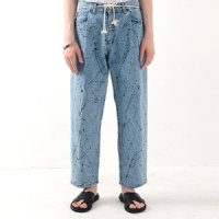 피스메이커 PAINTING TUCK LOOSE TAPERED JEAN LIGHT