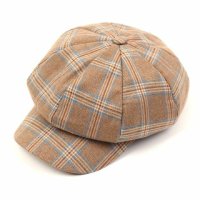 Beige Check Newsboy Cap 뉴스보이캡