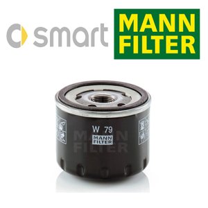 벤츠 스마트 포투 쿠페 카브리오 1.0 453 14-19년식 필터교환세트 오일필터 MANN W79 (281.920)