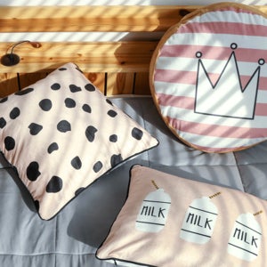 원단 [대폭컷트지]최고급극세사154-어흥과냥냥 퀼트 천 홈패션