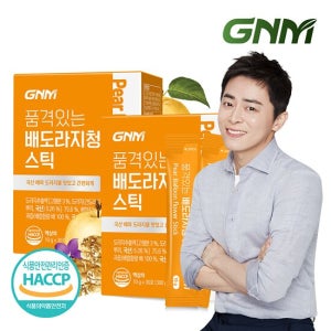 GNM 국산 배 도라지청 스틱 2박스 (총 60포) / 배도라지즙