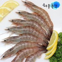 해물총각 흰다리새우 25미(중) 냉동 대하 소금구이 캠핑 찜 500g