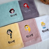 👑공주 캐릭터 고리수건 5SET, 채블리네 선물상자