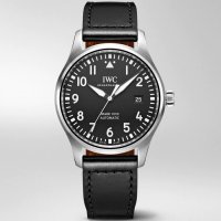 아이더블유씨 IWC - 우수판매자 IWC 마크18 파일럿워치 블랙다이얼 가죽밴드 IW327009