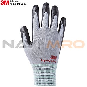 3M NBR 폼 코팅 장갑 (Super Grip 100 GRAY) / 상품코드:24672