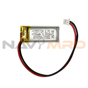 리튬폴리머 KC인증 충전지 YJ551124 106mAh / 상품코드:395915