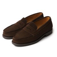 버윅 BERWICK ,4456 Chocolate Suede Penny-Loafer