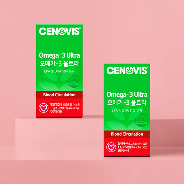 <b>비타민뱅크</b> 세노비스 <b>오메가3</b> 울트라 / 50캡슐 x2팩 모다아울렛 부평점