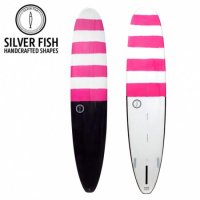 [프리버드] SILVERFISH 실버피쉬 서핑보드 롱보드 Surfboard Epoxy Longboard Pink Stripe 26