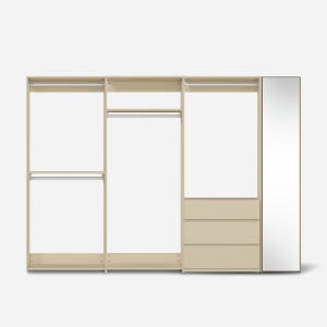 스테이 드레스룸 세트 290cm 서랍+거울형