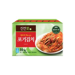 신선애 쫑 슬라이스 김치 10kg 업소용 대용량
