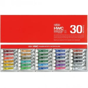 홀베인 HWC 아티스트 수채화물감 30색 세트 (5ml) - W407