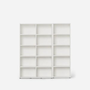 샘 와이드 책장 5단 120cm+샘 5단 65cm시공set