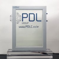 매직글라스 스마트필름 PDLC A5 샘플 글라스 액자형