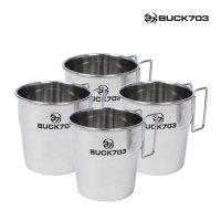 BUCK703 솔라 캠핑컵 4개세트