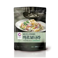 대상 청정원 까르보나라 스파게티소스 250g