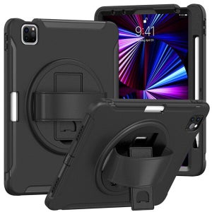 아이패드 미니 프로 에어 1 2 3 4 5 6 7 8 9 10 11세대 핸드스트랩 펜홀더 아머 태블릿 케이스