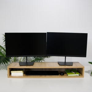 모니터받침 주문제작 슬림공간박스