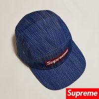 SUPREME 슈프림 데님 캠프캡 박스로고 토키바