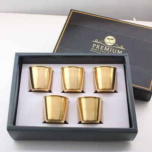 순금 장수술잔 5P