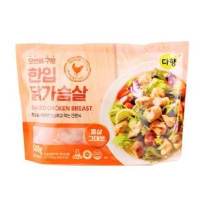 다향 오븐에 구운 한입 닭가슴살 500G(팩)