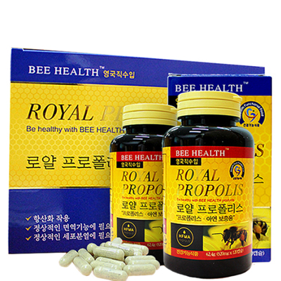 <b>비헬스 프로폴리스</b> 로얄 520mg 240캡슐 영국산