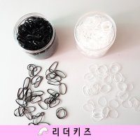 투명 머리끈 세트 DAL 유아 아동 키즈 고무줄