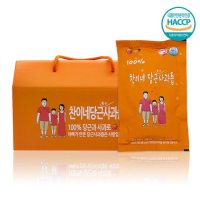 찬이네과수원 무첨가 국산 당근사과즙 100ml 30포 착즙주스