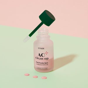 에뛰드 AC 클린업 핑크 파우더 스팟 /피부 고민 부위에 콕콕 /스팟 케어