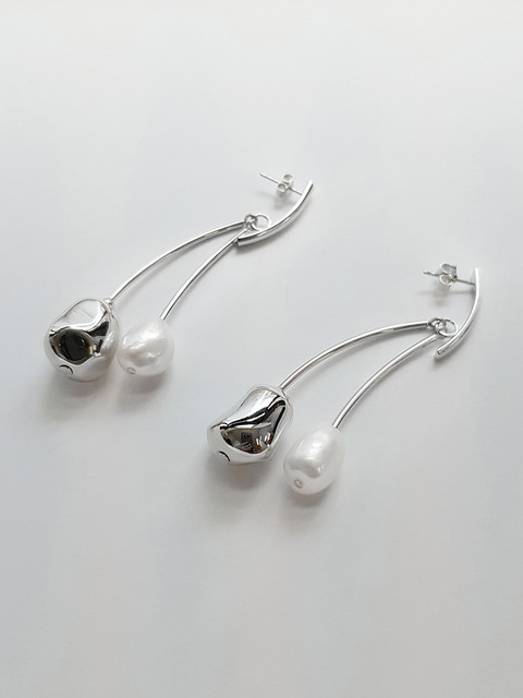 [밀서울] Freshwater Pearl Cherry Earrings MSE-2021