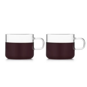 사마글라스 사마도요 내열유리 찻잔 F009 180ml 2p (도톰유리)