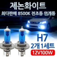 8500K HID급 제논 화이트블루 제논라이트 H7_12V 100W