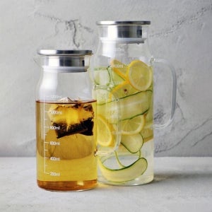 리베르타 내열유리 카라페(1200/1600ml),냉장고 물병 워터저그 1.2L 1.6L