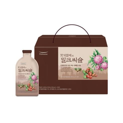 <b>풀무원</b> 헛개열매와 밀크씨슬 100ml x 30개입